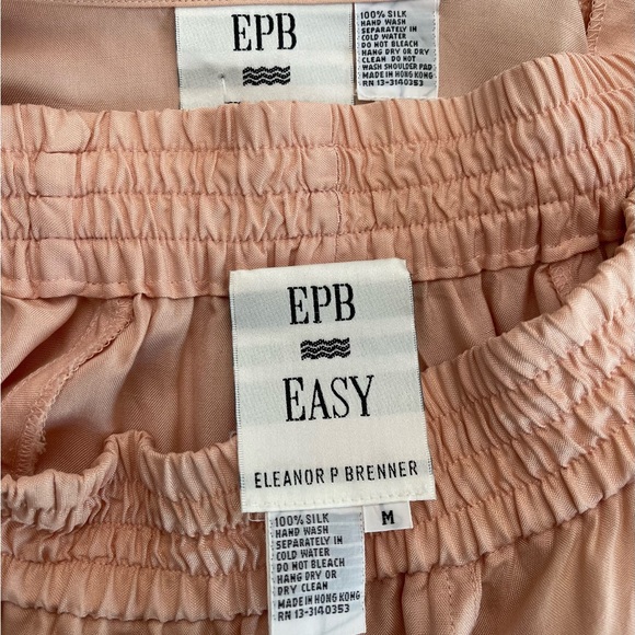 Eleanor P Brenner Women's Vintage 100% Silk Power Pink Jacket /Skirt 2 pc set - Picture 9 of 14